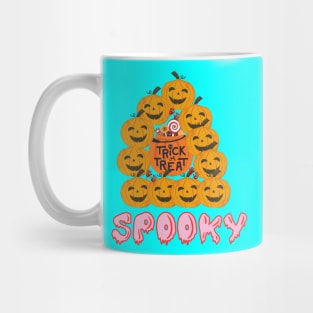 Halloween Pumpkin Themed Design Mug